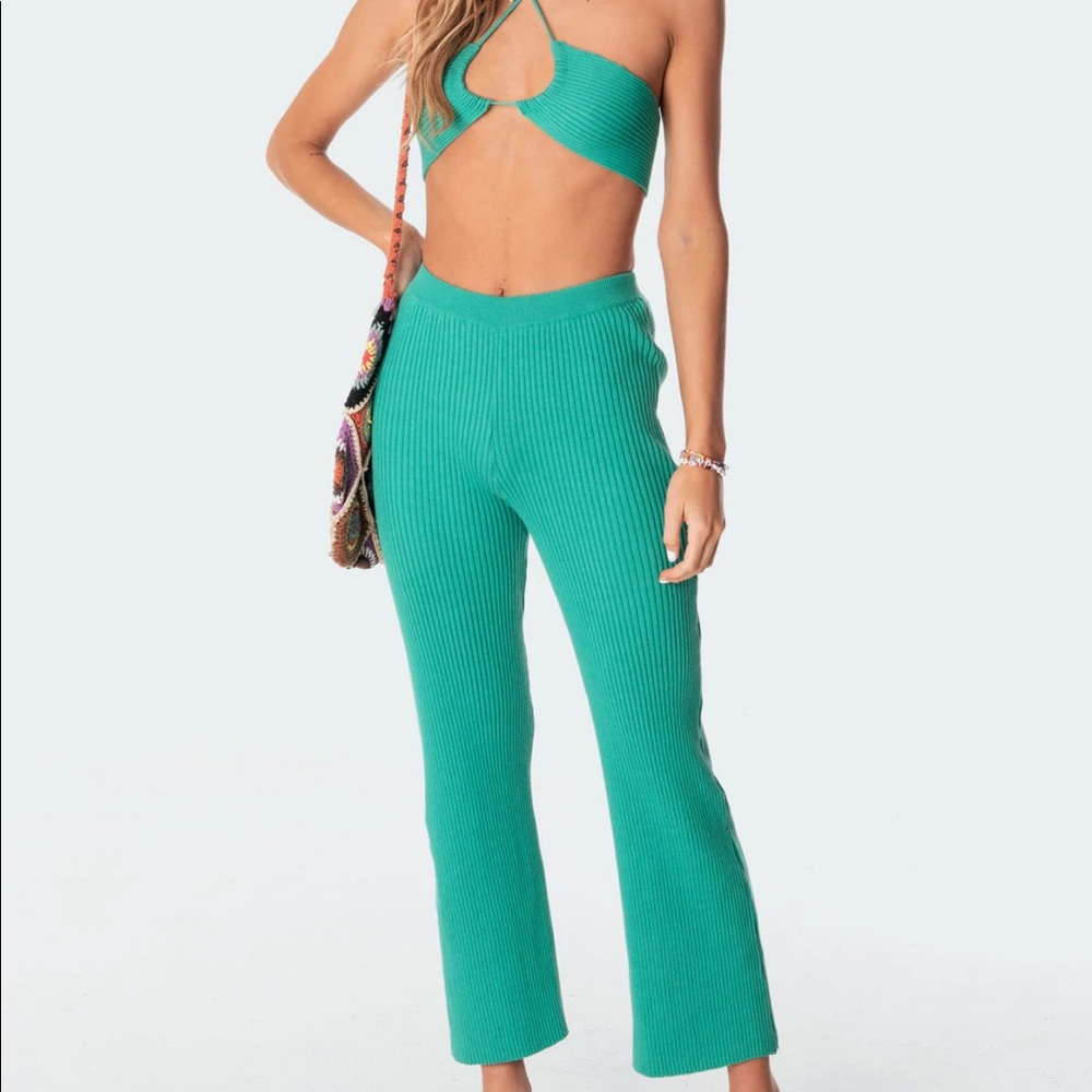 Edikted Kyra Knitted Green Set